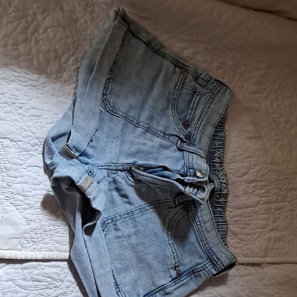 American Eagle Light Blue Denim Women's Shorts